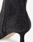 Zapato tipo Botín en textil con pedrería para mujer