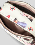 Bolso Bandolera textil estampado multicolor