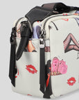 Bolso Bandolera textil estampado multicolor