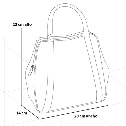 Bolso de hombro en piel color blanco con anagrama de letras Prada para mujer