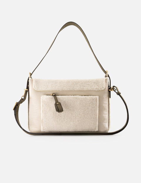 Bolso multifuncional de textil color hielo para mujer