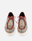 Wallabee en textil gobelino multicolor