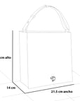 Bolso shopper en piel vino asa de hombro para mujer