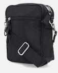 Bandolera en textil color negro para hombre