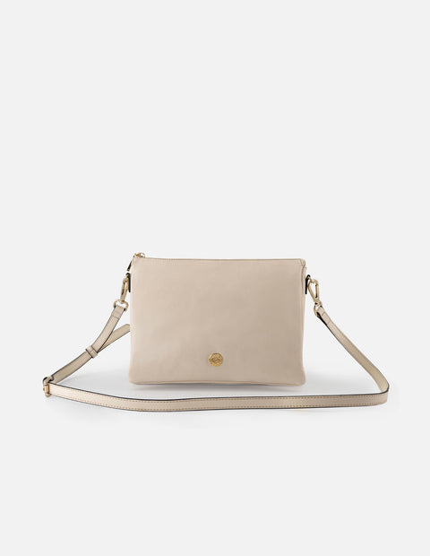 Bandolera de charol para mujer color blanco para mujer