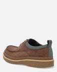 Zapato Bostoniano marrón suela de goma para hombre