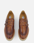 Zapato monk +SIE7E cuero para hombre