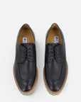 Zapato blúcher negro +SIE7E para hombre