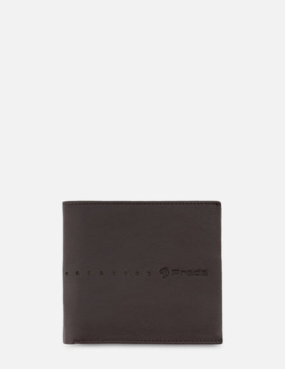 Cartera para Hombre color Caoba con grabado