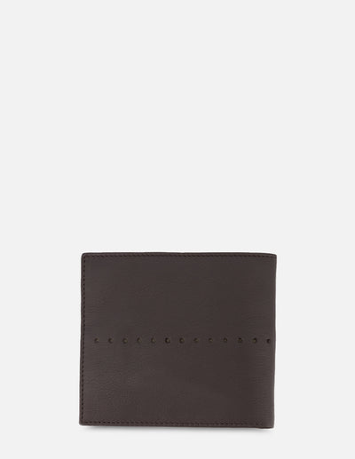 Cartera para Hombre color Caoba con grabado