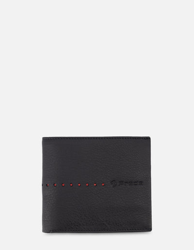 Cartera color negro para Hombre con interior en contraste