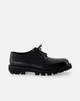 Blucher en piel florantik  color negro con suela de goma para hombre.