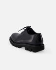 Blucher en piel florantik  color negro con suela de goma para hombre.