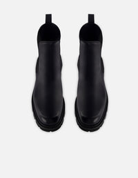 Botin Chelsea en piel florantik  color negro con suela tipo comando para hombre.