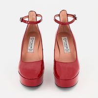 Zapatilla Alta Mary Jane en Charol con Plataforma