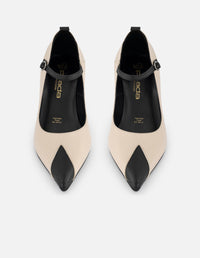 Mercedes hueso piel de mujer punta negra