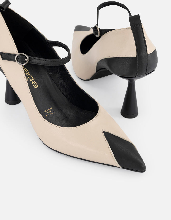 Mercedes hueso piel de mujer punta negra