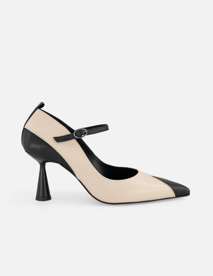 Mercedes hueso piel de mujer punta negra