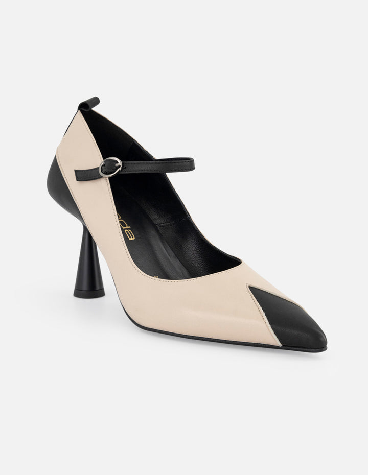 Mercedes hueso piel de mujer punta negra