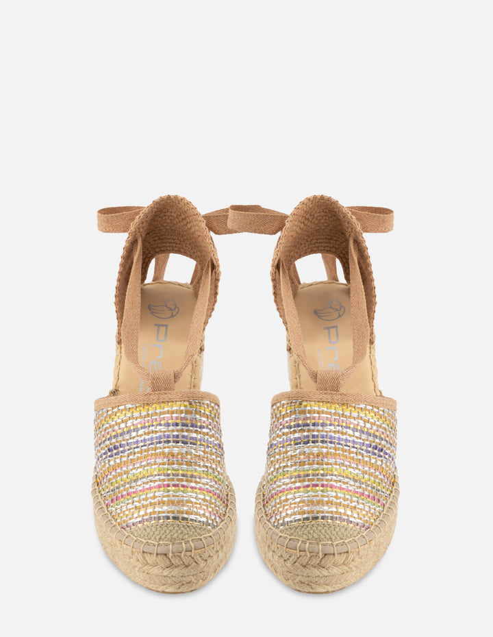 Alpargata en textil multicolor para mujer