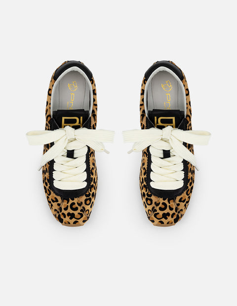 Tenis animal print pelo para mujer ultra ligeros