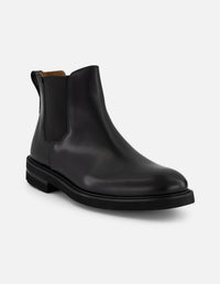 Botines Chelsea negro piel florantic hombre con suela dentada