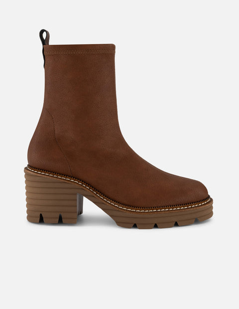 Botines café lycra piso ondas extralight mujer Prada