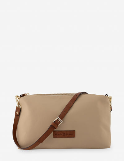 Bolso tipo shopper color blanco con detalles de serpiente para mujer