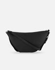 Bolso bandolera de piel color negro para mujer