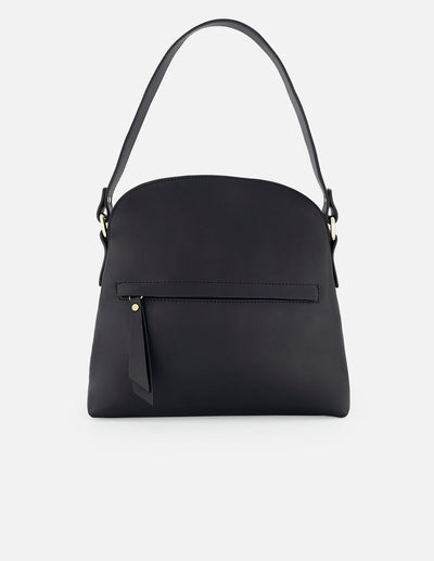 Bolso de hombro de pelo color naranja para mujer con detalles de apariencia jirafa