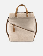 Bolso multifuncional de textil color plomo para mujer