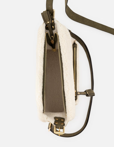 Bolso multifuncional de textil color hielo para mujer