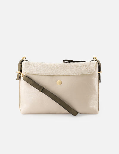 Bolso multifuncional de textil color hielo para mujer