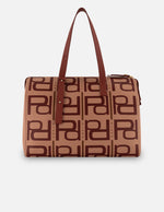 Bolso shopper nube piel para mujer con estampado Pd
