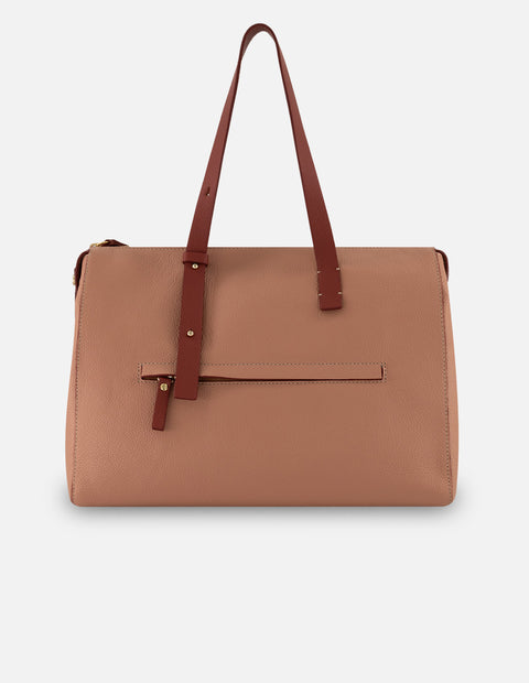 Bolso shopper nube piel para mujer con estampado Pd