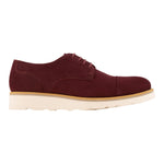 Blucher color vino en piel para Hombre
