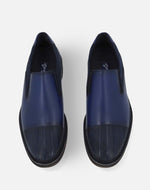 Zapato mocasín marino en piel para hombre