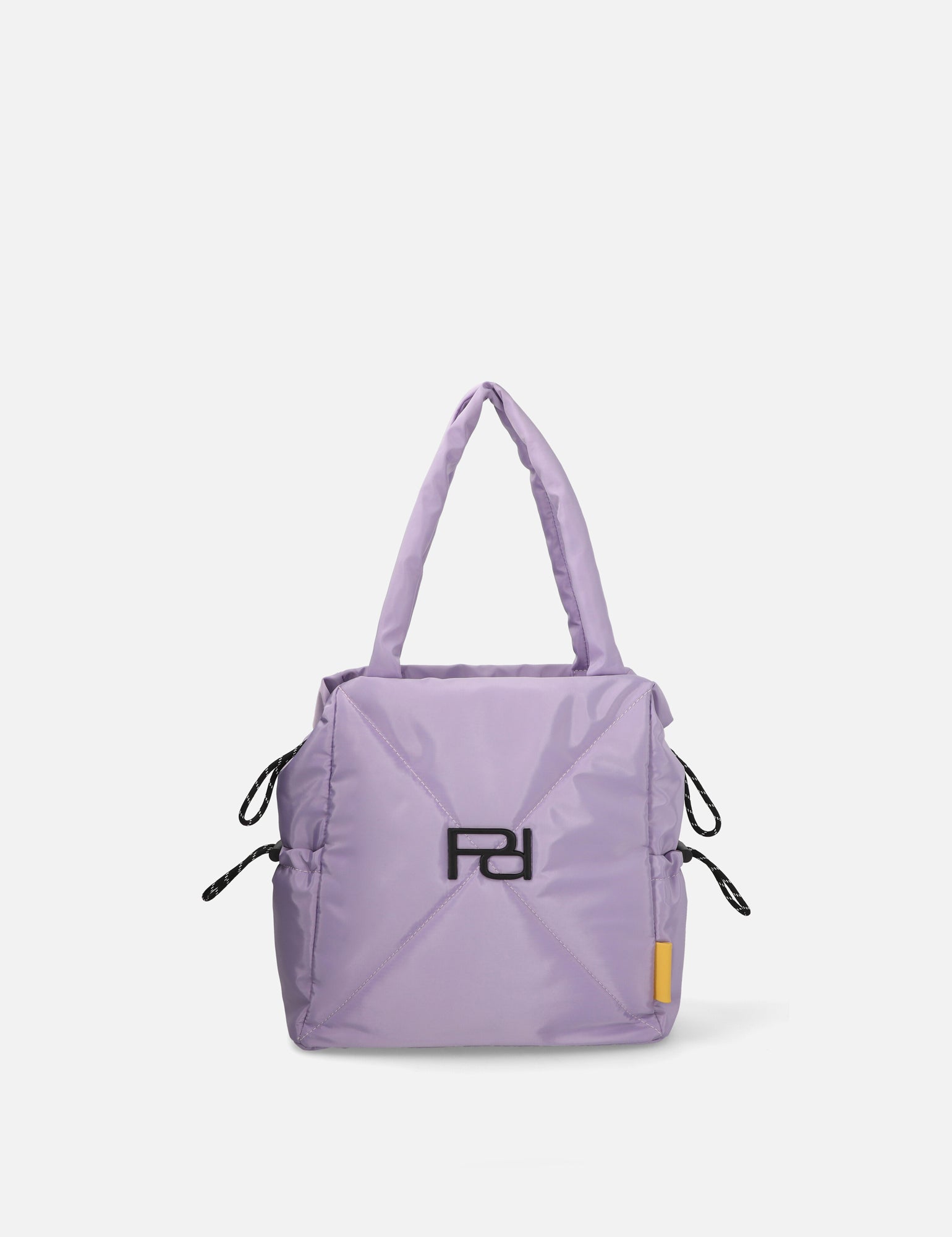 Shoping bag en nylon capitonado color lila