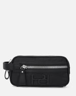 Neceser en textil color negro para Hombre.