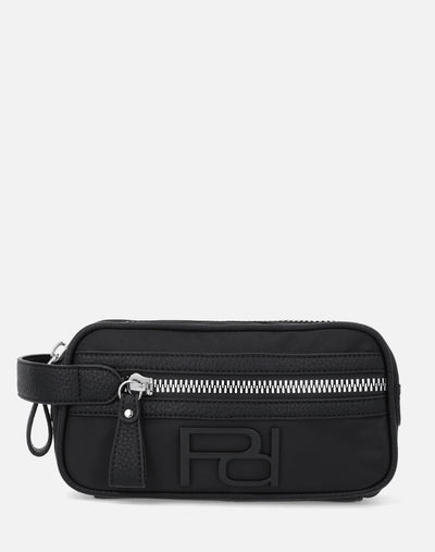 Neceser en textil color negro para Hombre.