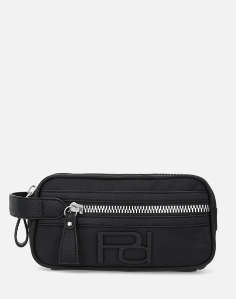 Neceser en textil color negro para Hombre.