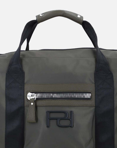 Maleta en textil color verde para hombre