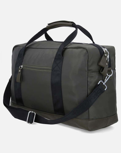 Maleta en textil color verde para hombre