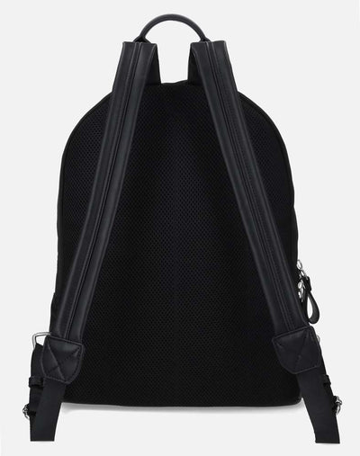 Back pack color negro en textil para Hombre