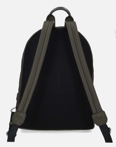 Back pack color verde en textil para Hombre