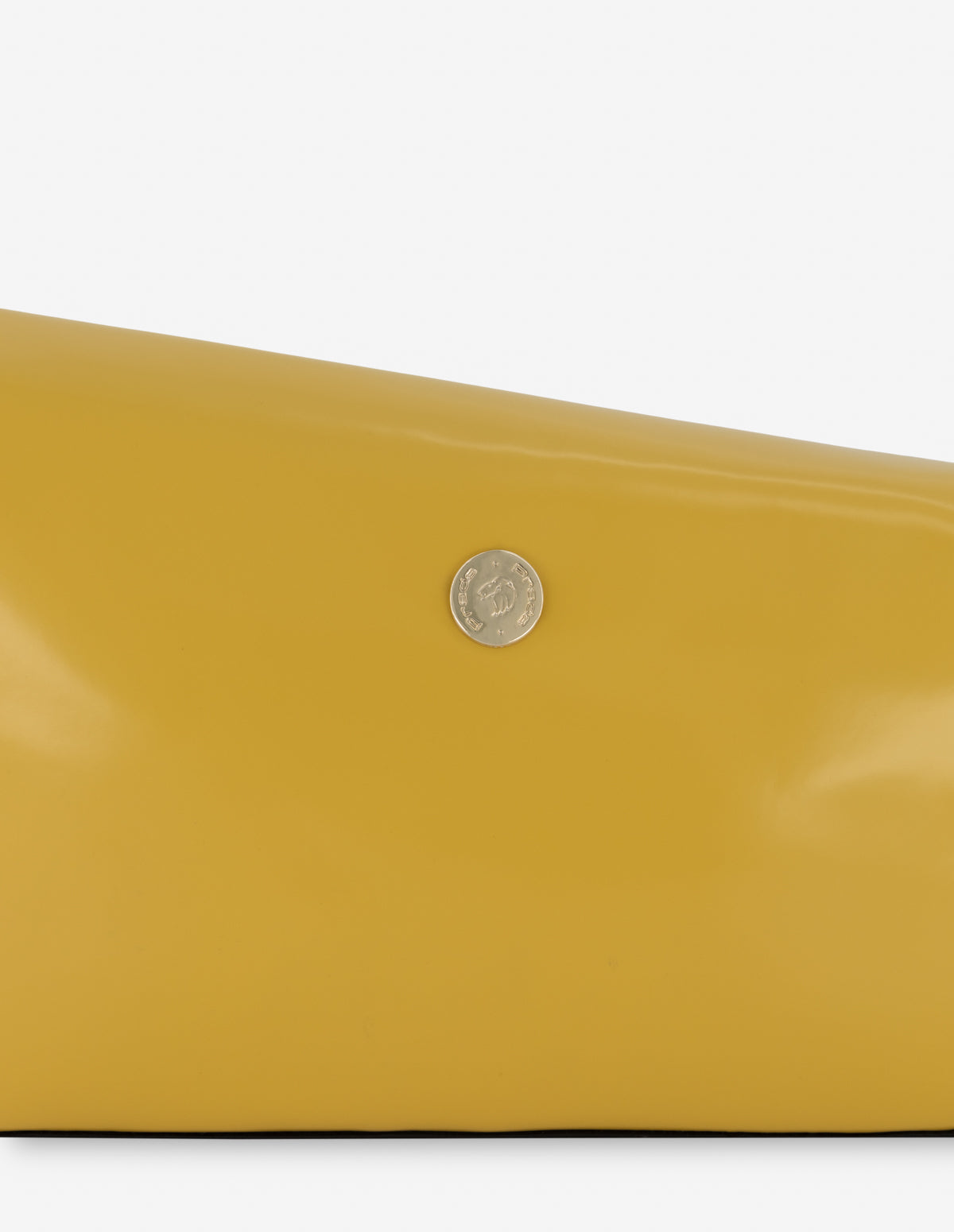 Bolso de hombro en piel florantik color amarillo asimétrico para mujer