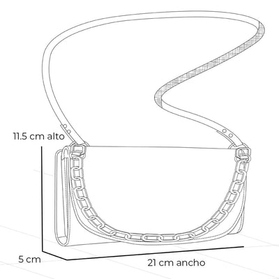 Bolso bandolera de piel ante color azul para mujer