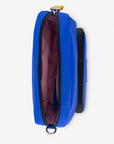 Bolso bandolera en nylon color azul para mujer