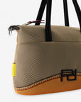 Bolso shopper en textil tipo malla para mujer