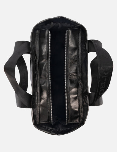Bolso tote textil color negro para mujer